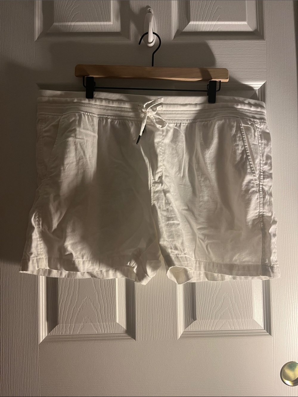 XXL Orvis White Drawstring Cotton Shorts
